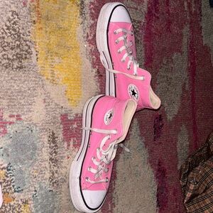 Pink all star converse